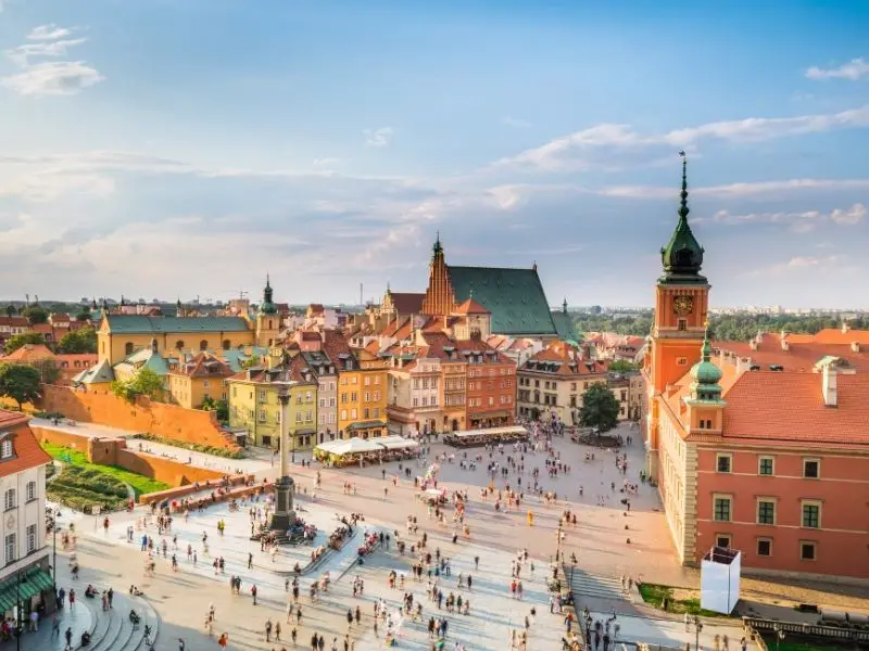 Cheap weekend city trips Europe - Warsaw