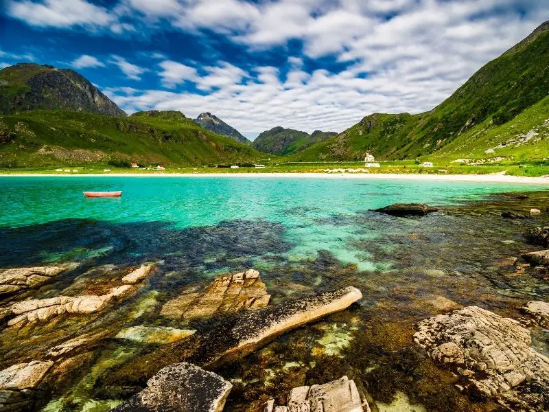 Europe beaches - Haukland Beach, Lofoten