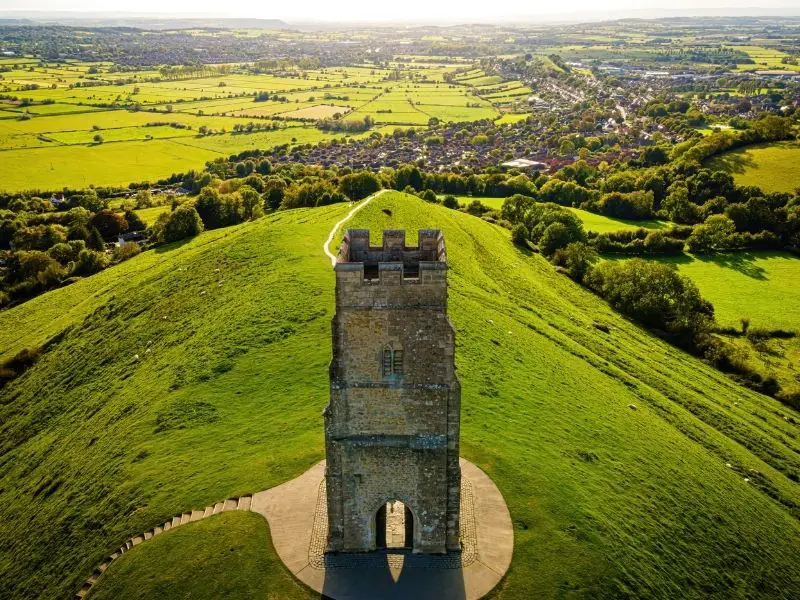 Famous buildings UK - Glastonbury Tor