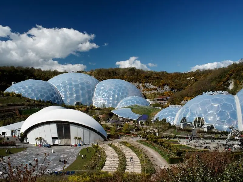 Famous landmarks in United Kingdom - Eden Project