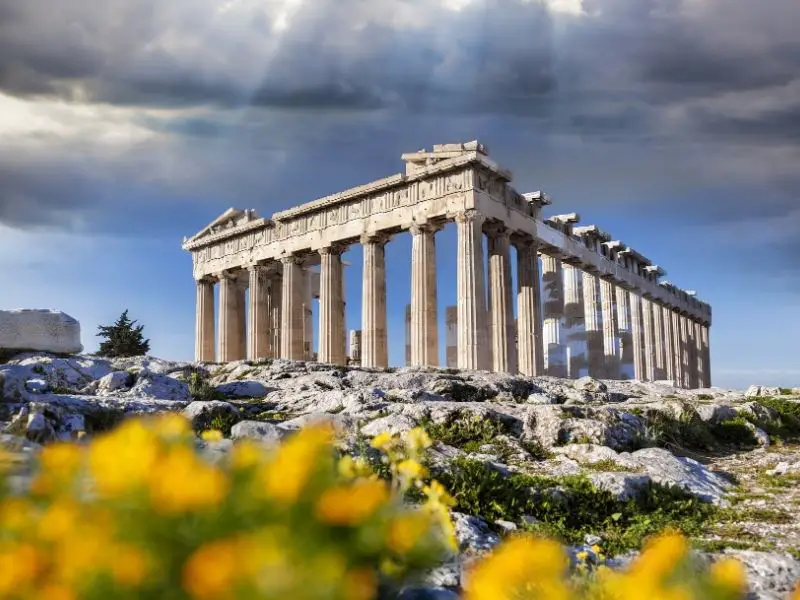 Hot places in March in Europe - Athens