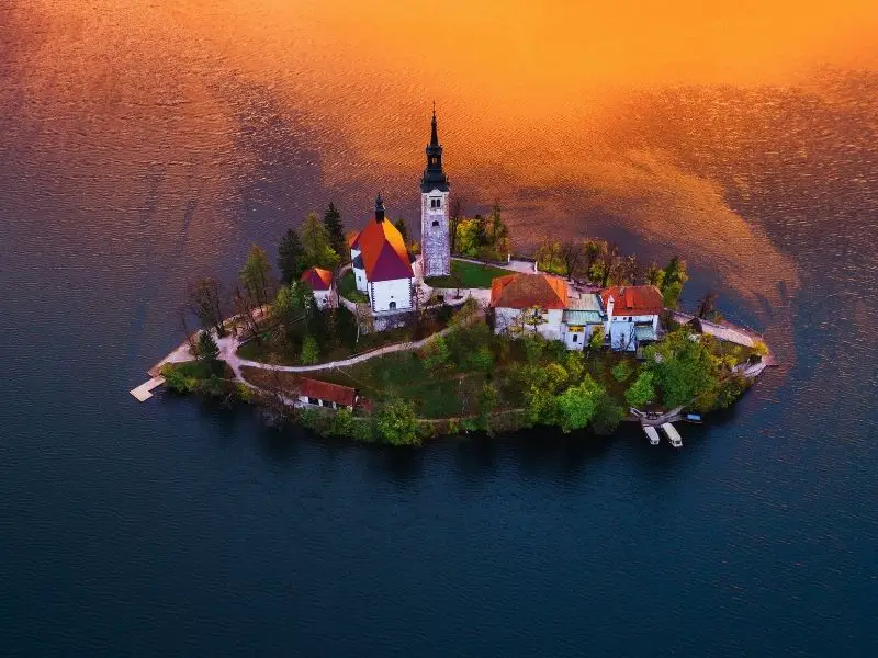 Romantic destinations in Europe - Bled