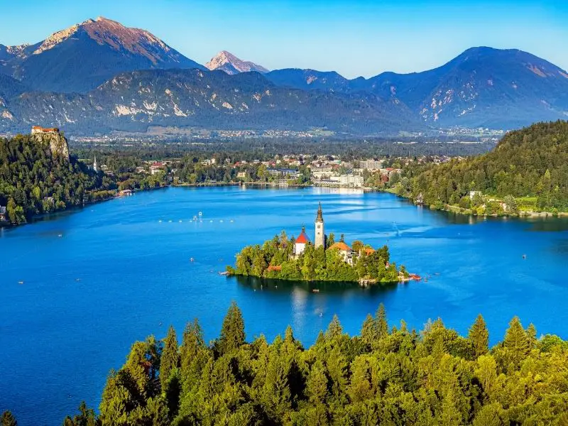 Small islands in Europe - Bled Island