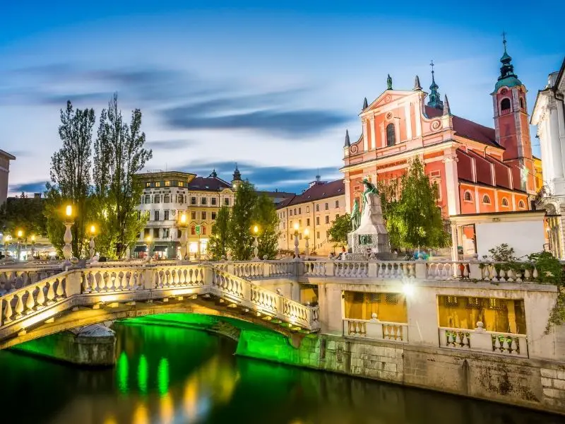 Weekend trips Europe cheap - Ljubljana