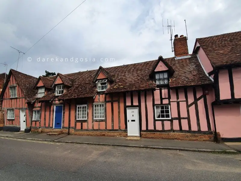 What to see in the village of Lavenham - Lavenham cottages