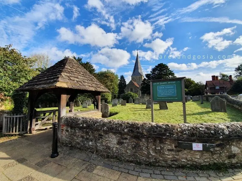 What to see in Shere Surrey - Church of St Peter and St Paul