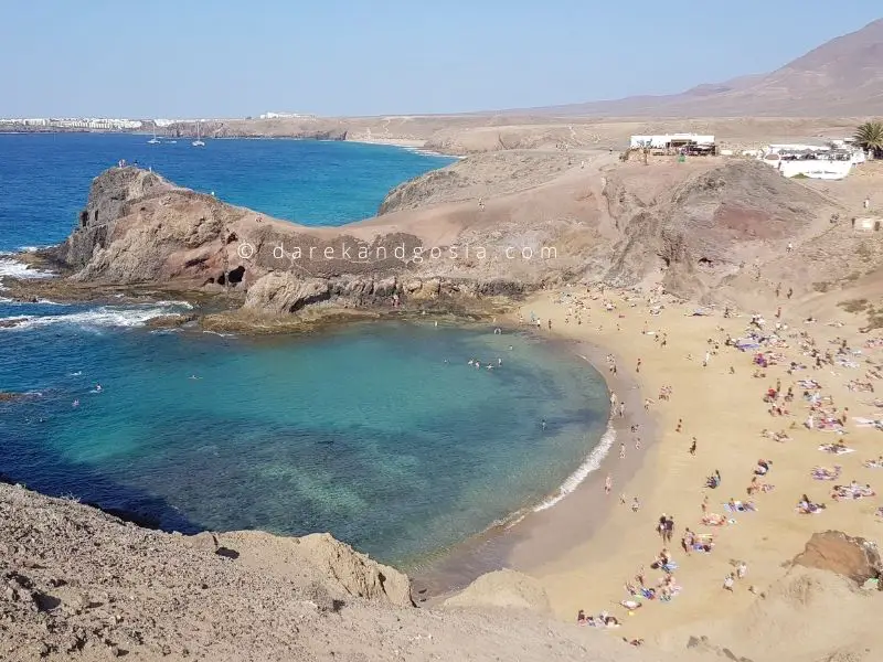 Warmest place in Europe in November - Lanzarote island