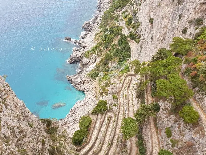 Warmest place in Europe in October Capri