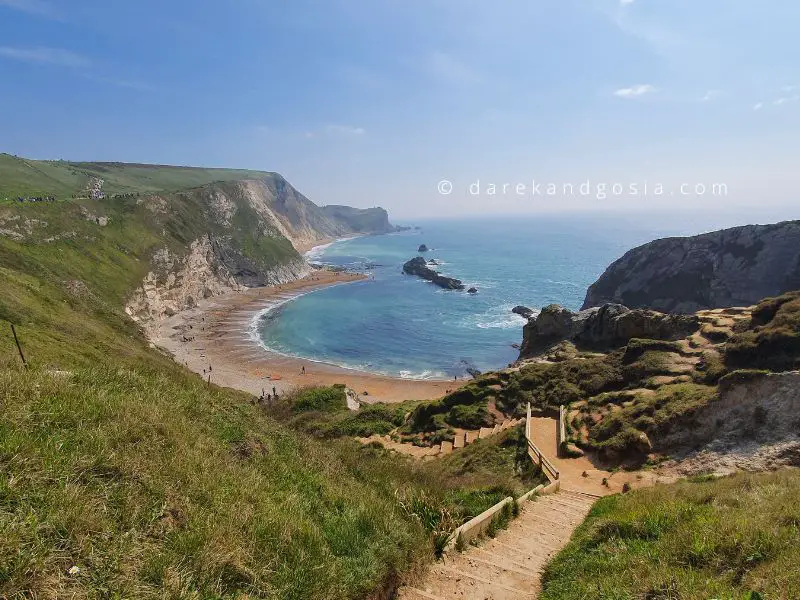 Most beautiful place in Dorset to visit - Man O'War Beach