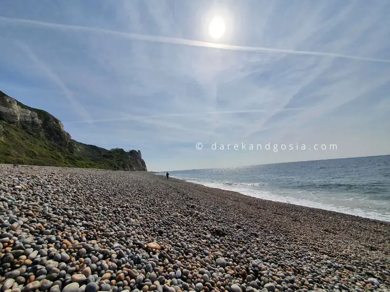 Places of interest in Devon - Branscombe beach