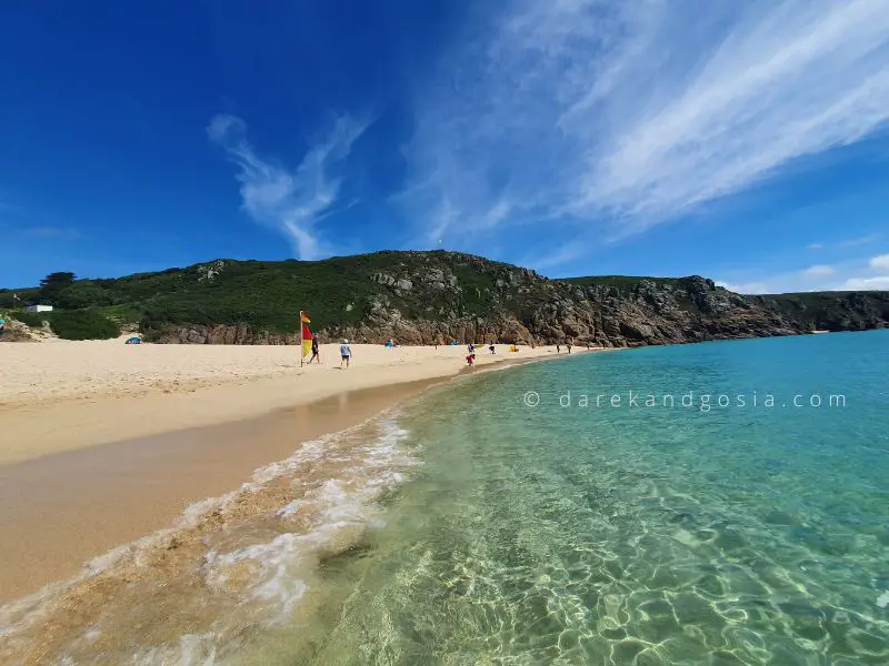 What is Cornwall known for - Porthcurno Beach