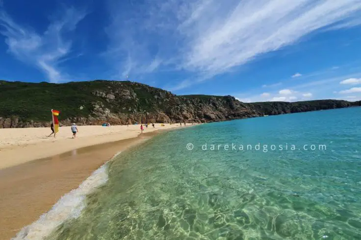Is Porthcurno Beach worth visiting - Yes it's a stunning Cornish beach