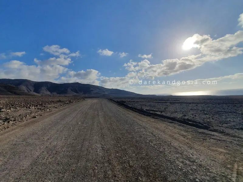 Best places in Fuerteventura - The road to Cofete Beach