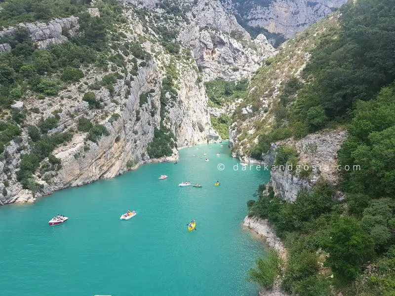 Hot European places in July - Verdon Gorge