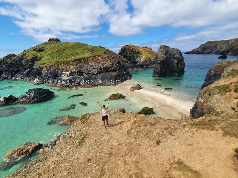 Where is hot in June Europe - Kynance Cove