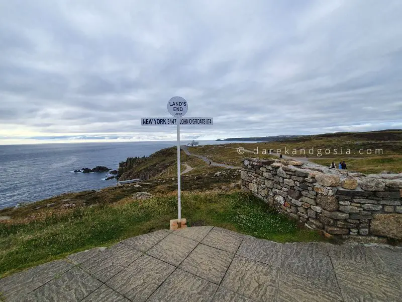 Land’s End marker