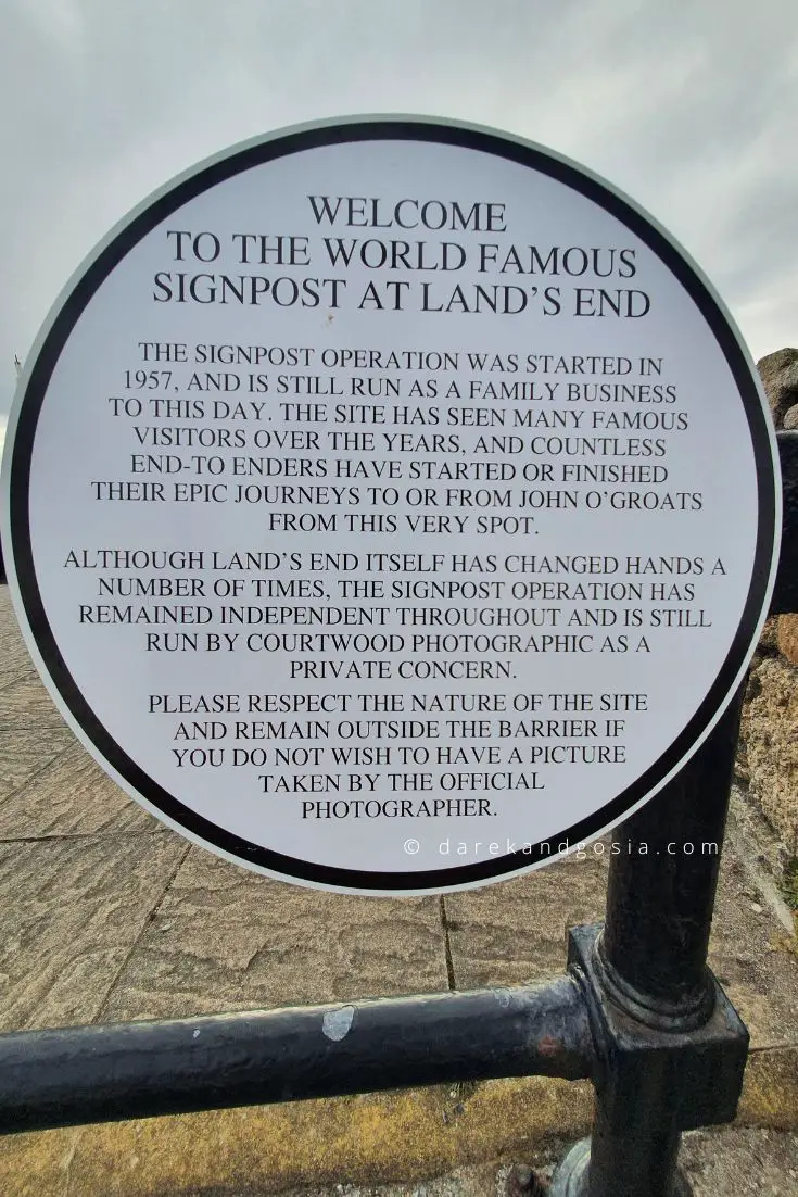 Is Land's End in Cornwall worth a visit? Yes, it's only a few quid!