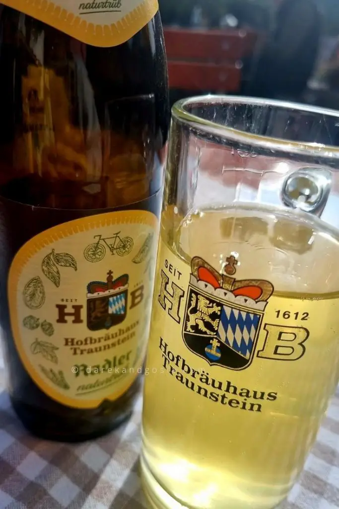 Bavarian food - traditional German cuisine - Beer