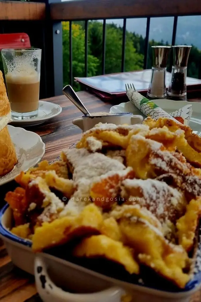 Bavarian food - traditional German cuisine - Kaiserschmarrn