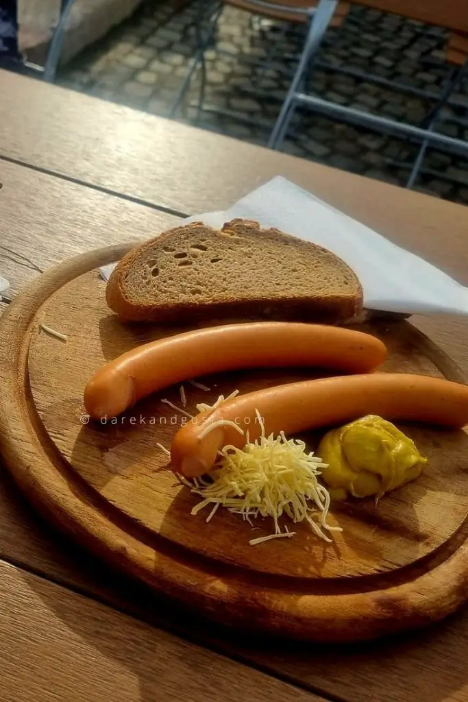 Bavarian food - traditional German cuisine - Würstchen