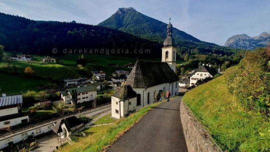 Church of St. Sebastian in Ramsau Bavaria Germany