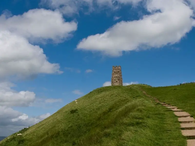 Magical places in England - Glastonbury Tor