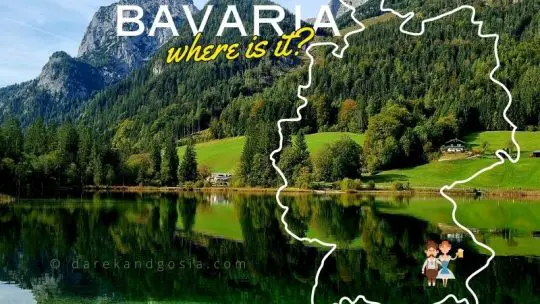 Where is Bavaria on a map
